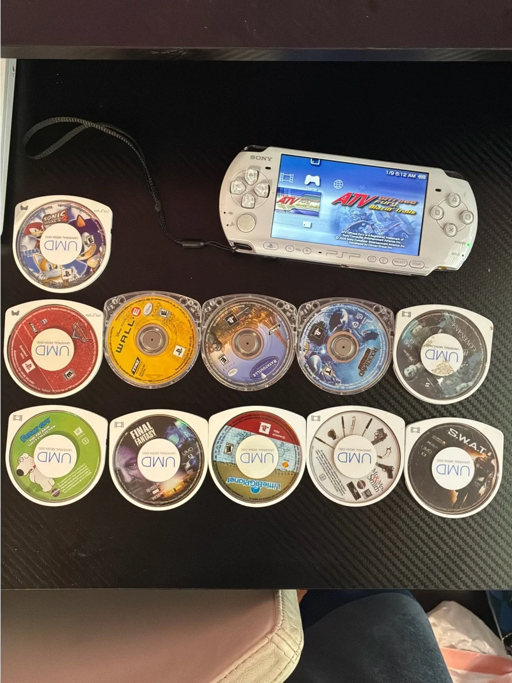 Sony pearl white PSP (3001)